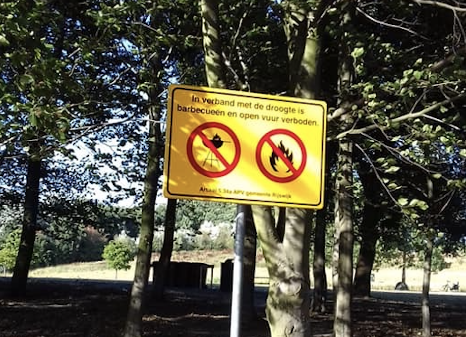 BBQ-ers Wilhelminapark spelen met vuur