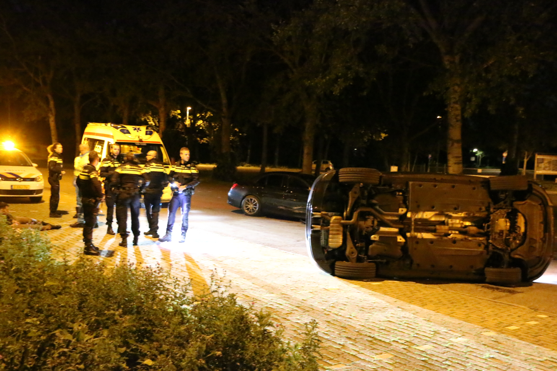 Flinke aanrijding op Hazepad
