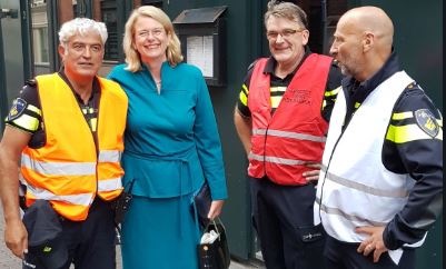 Rijswijkse wijkagent ontmoet Haagse burgemeester