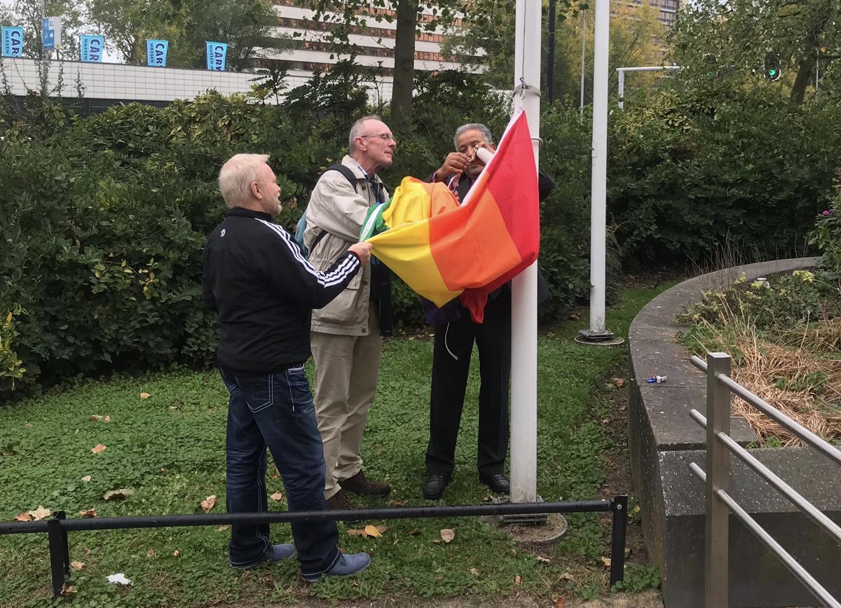 Regenboogvlag ook in Rijswijk gehesen