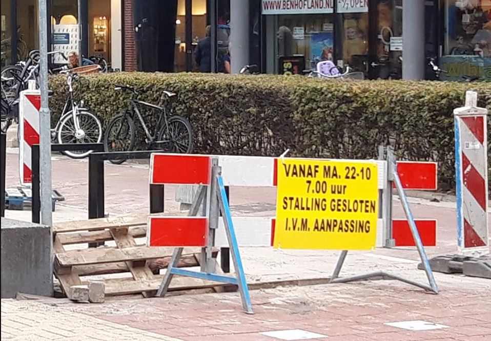 Vier meter extra fietsenstalling bij De Bogaard