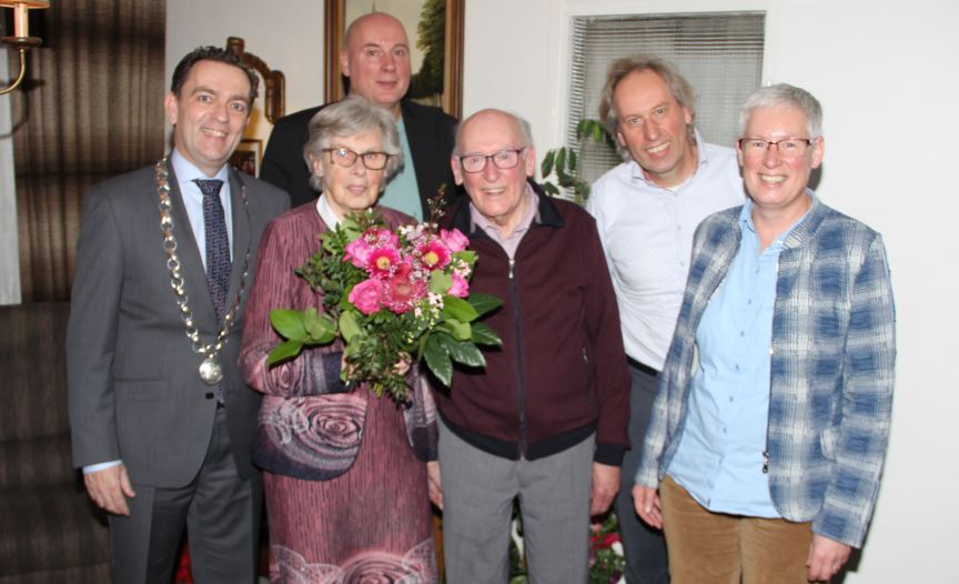 Klaas en Henny Visser vieren diamanten huwelijksfeest