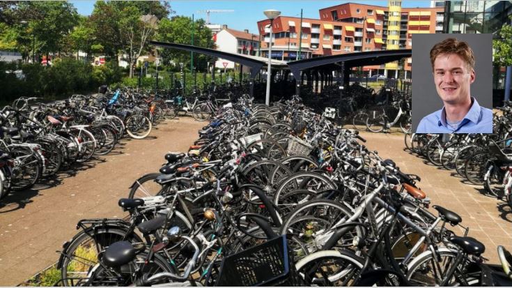 Haast maken met bewaakte fietsenstalling bij station
