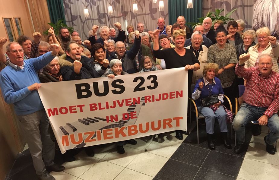 Nieuwe actie Muziekbuurt tegen verdwijnen openbaar vervoer