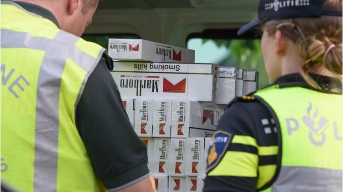 45 miljoen sigaretten in beslag genomen