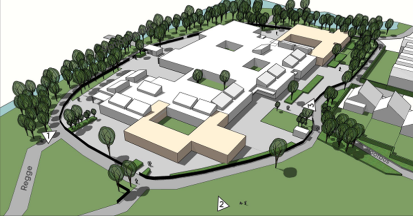 Plannen Scholencomplex Koningshof