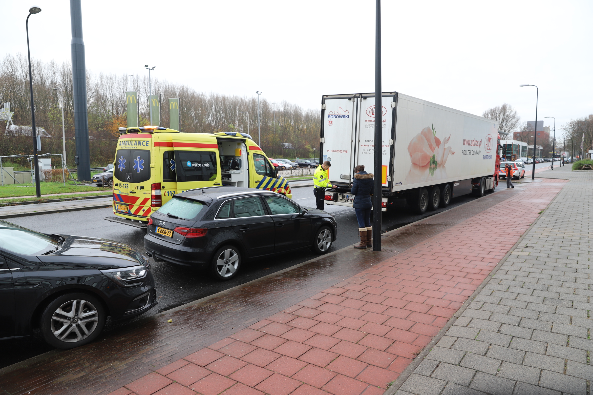 Gewonde bij aanrijding op rijksweg A4 Rijswijk