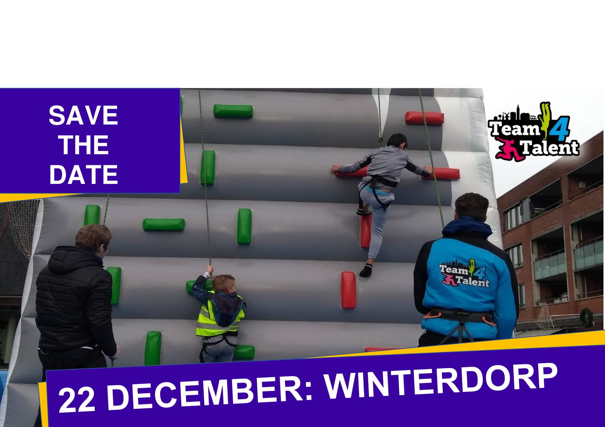 22 december Winterdorp op het Raadhuisplein