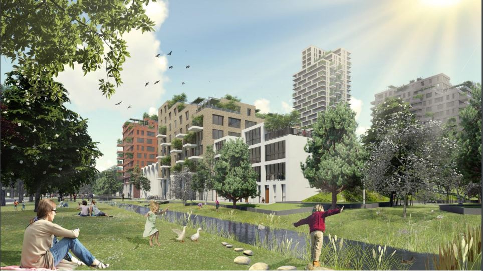 Ingrijpend aangepast ontwerp HBG locatie