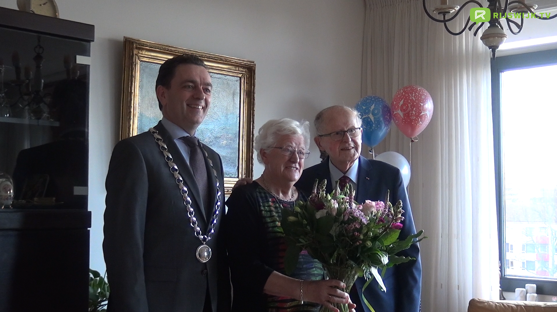 [VIDEO] 60 jaar huwelijk voor echtpaar Nouland