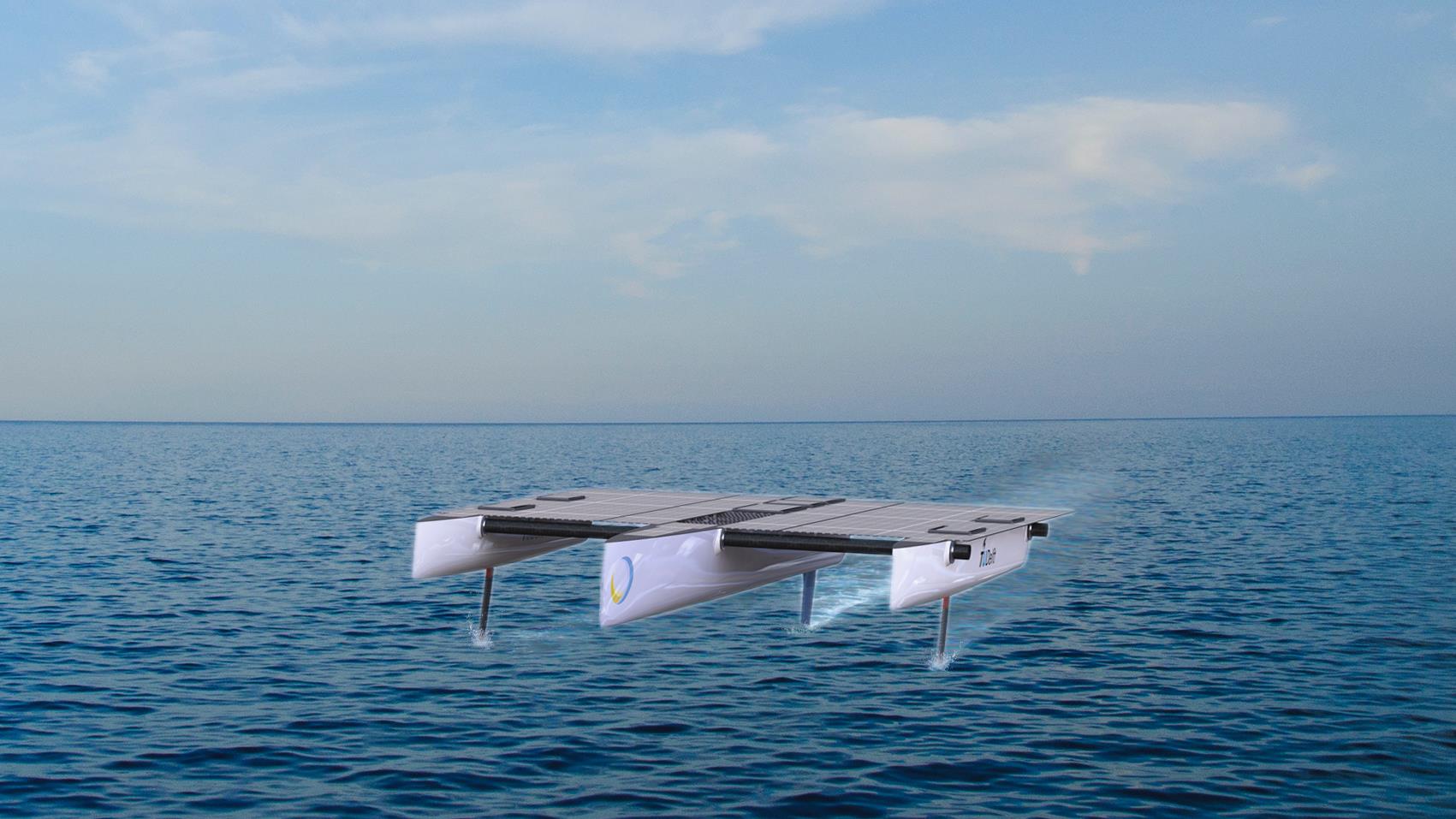 Het TU Delft Solar Boat Team presenteert ontwerp van de eerste Nederlandse zonneboot voor op open zee.