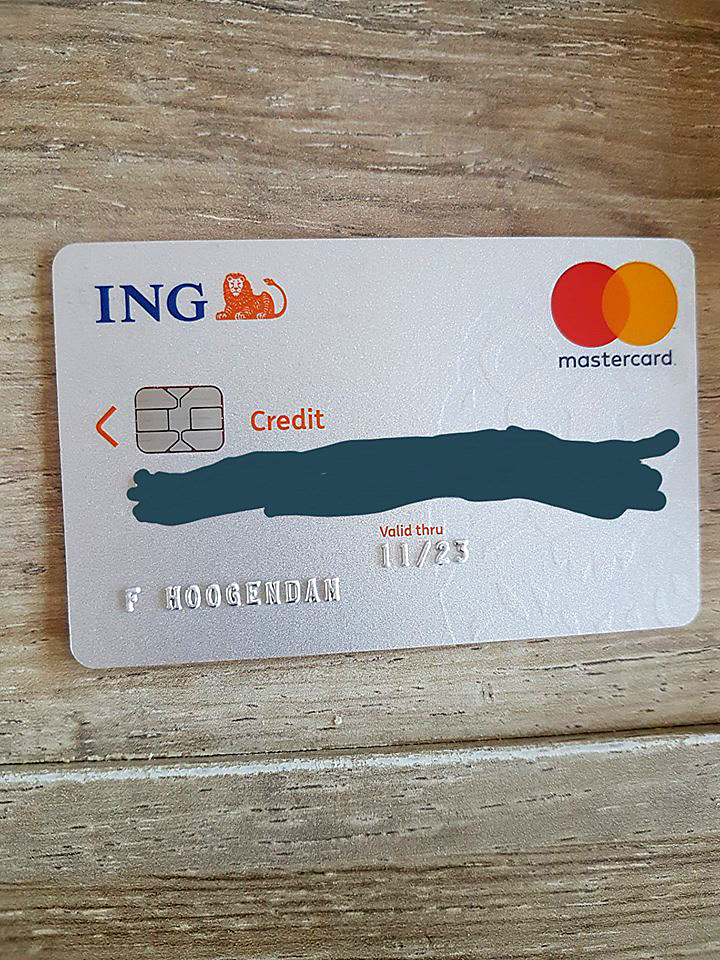 Creditcard gevonden nu nog de eigenaar
