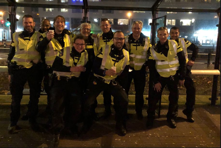 Goed nieuwjaar wensen om middernacht