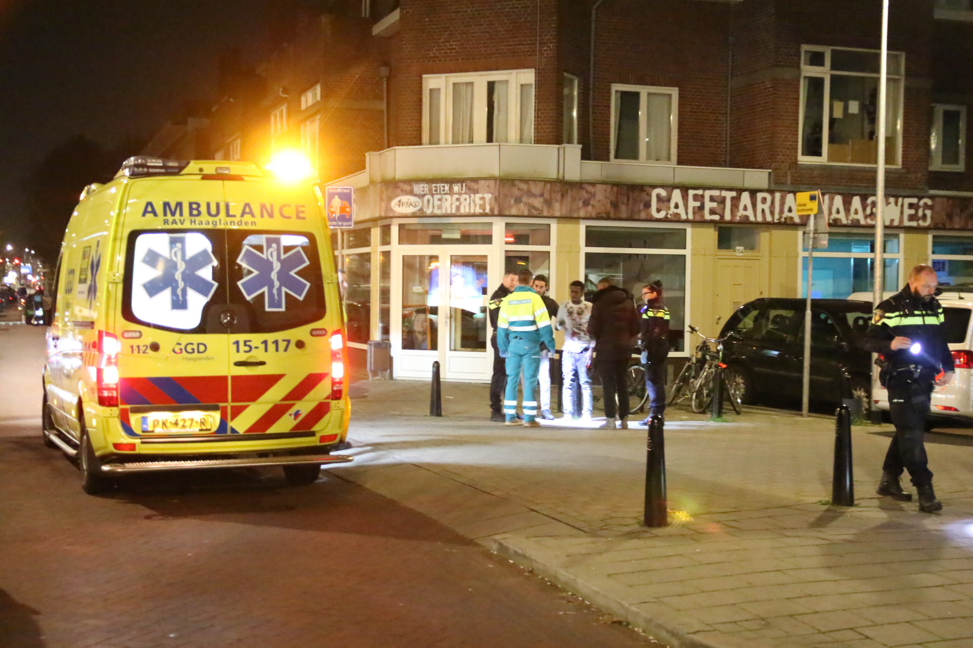 Gewonde bij steekincident Haagweg
