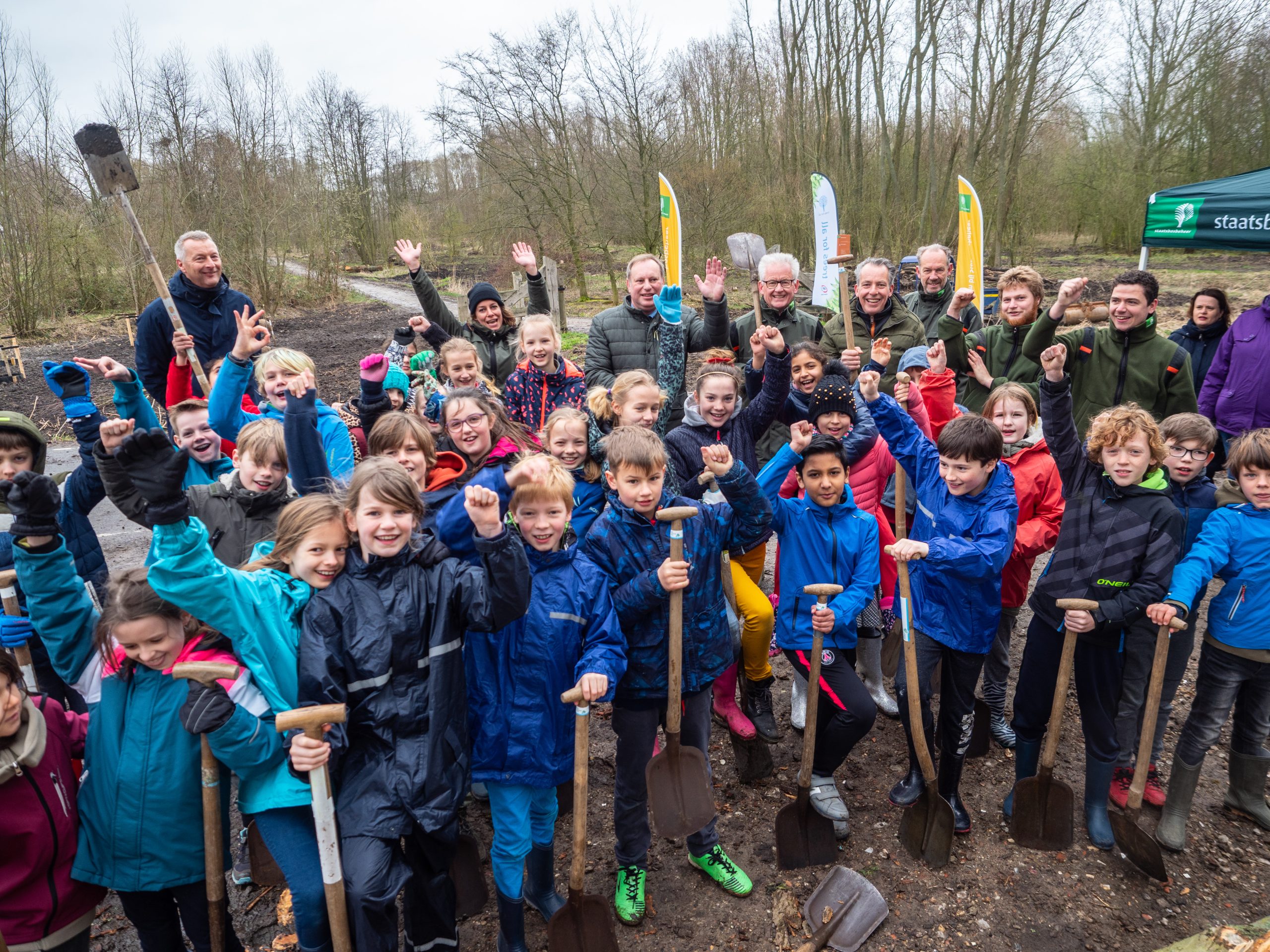 Boomfeestdag in de Biesbush