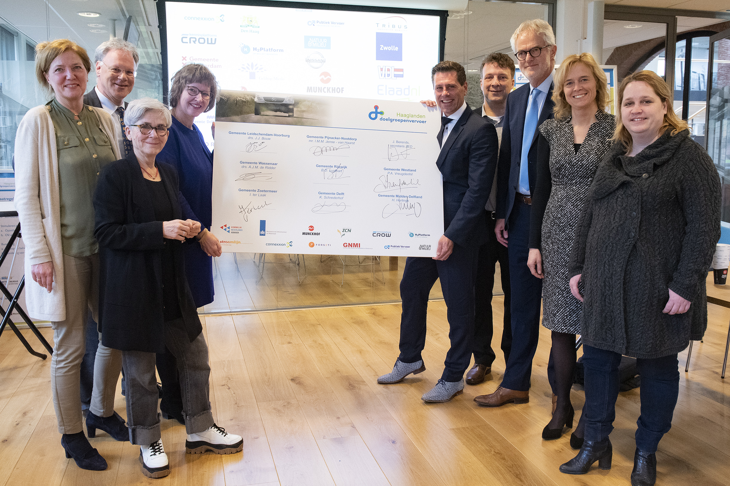 Gemeenten ondertekenen convenant Zero Emissie Doelgroepenvervoer