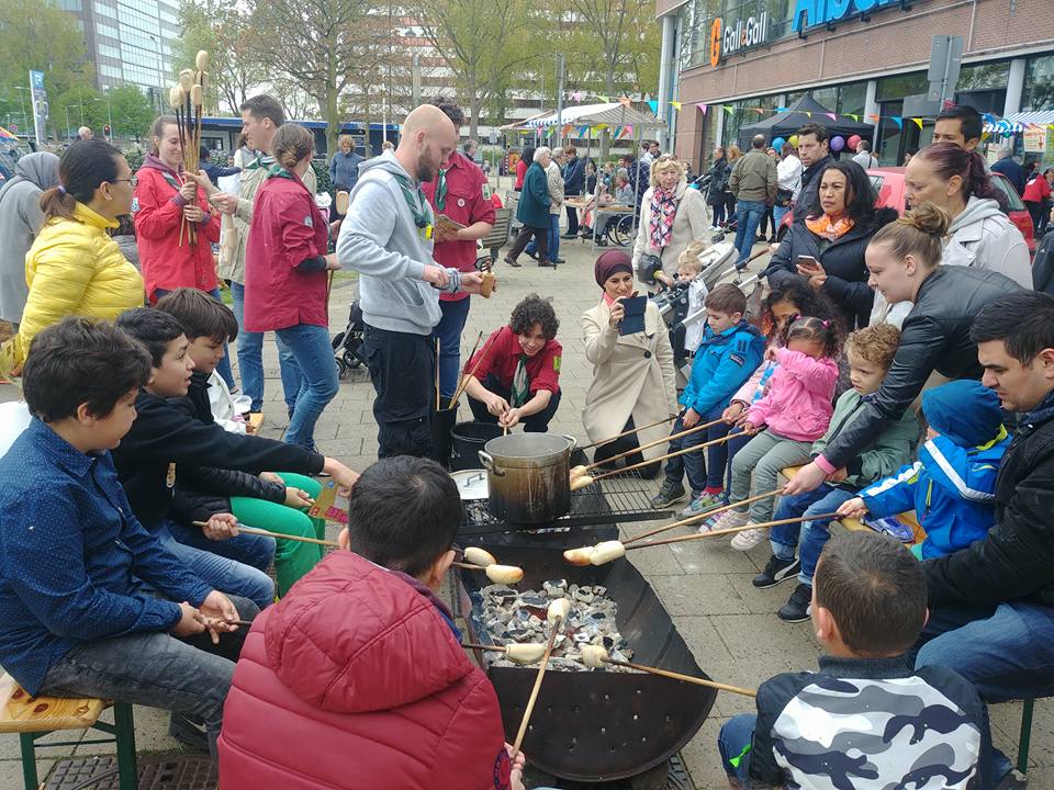 Vier Koningsdag met scouting de Jaguars