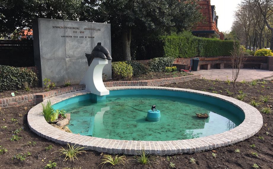 Feestelijke ingebruikname fontein