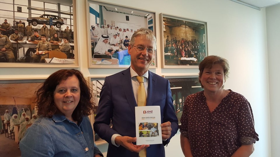 Waardering van minister voor mentorproject Jong Perspectief