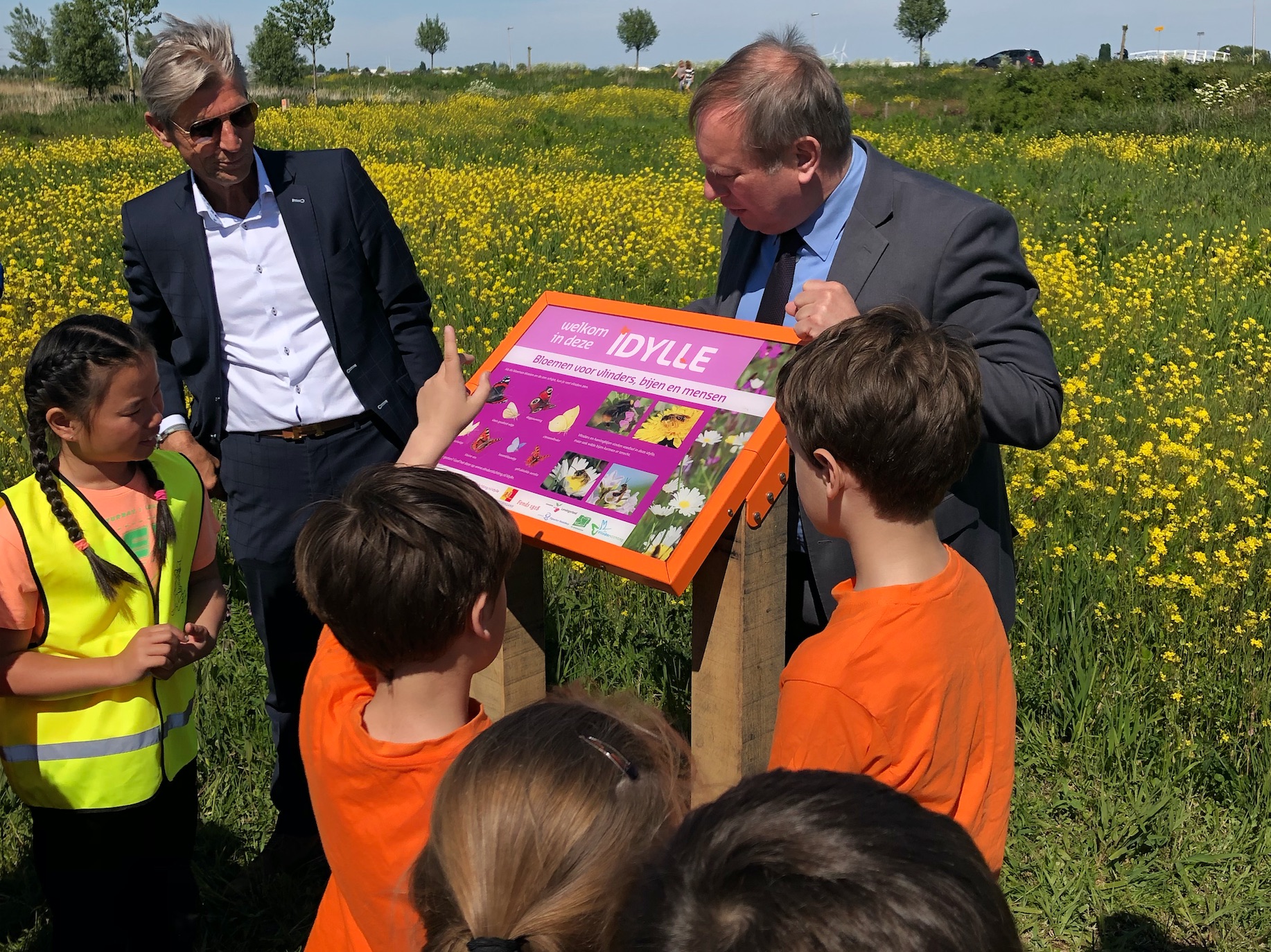 Wethouders openen Vlinderidylle
