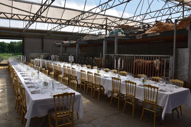 Diner bij de boer.