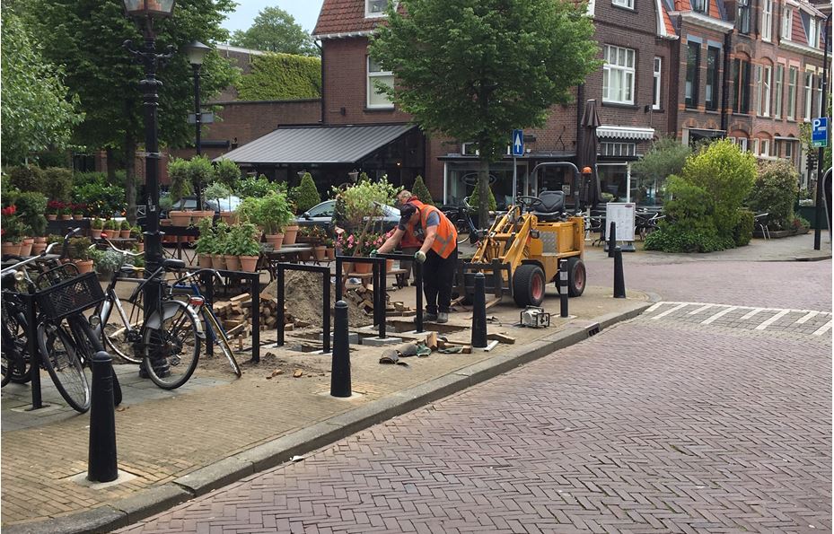 Extra fietsenstallingen in Winkelcentrum Oud Rijswijk