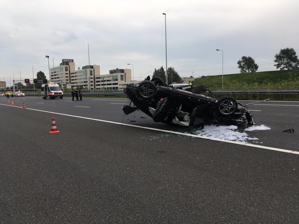 A12 ter hoogte van Nootdorp in beide richtingen afgesloten