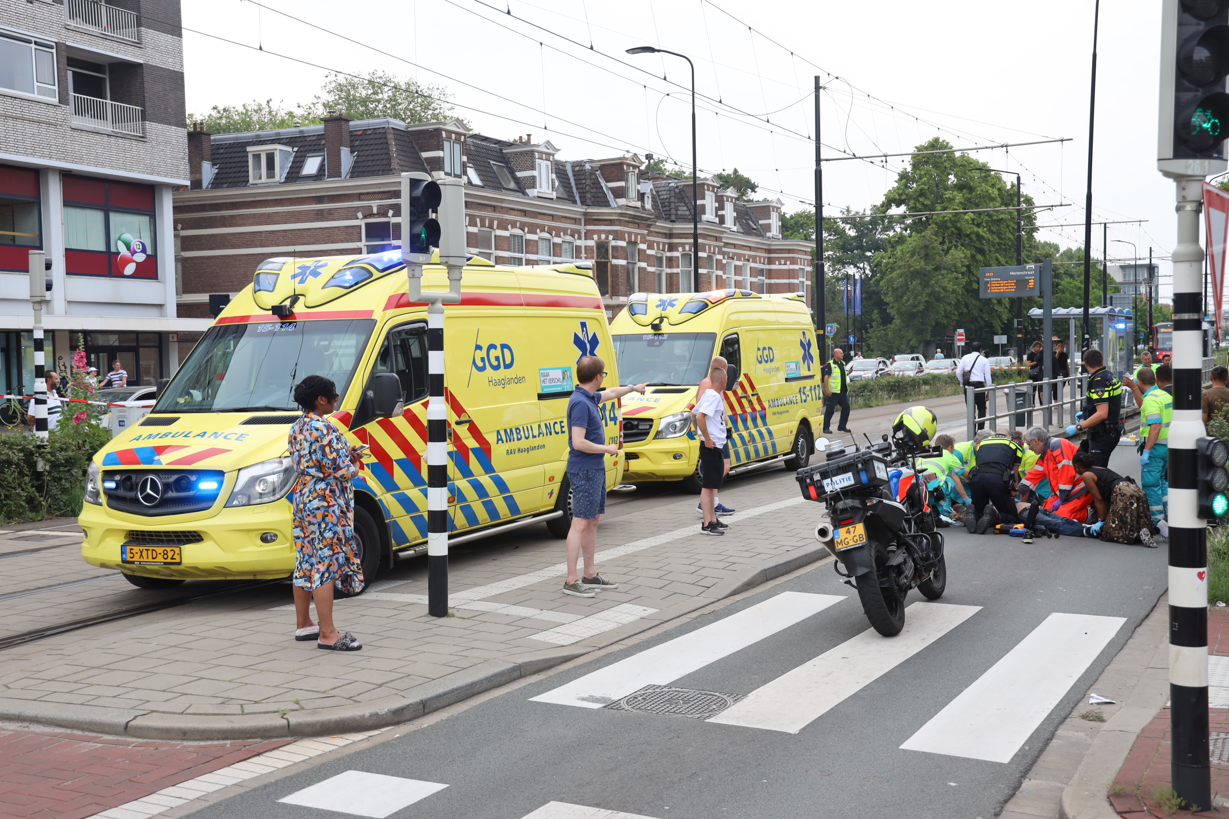 Voetganger motorongeluk alsnog overleden in het ziekenhuis