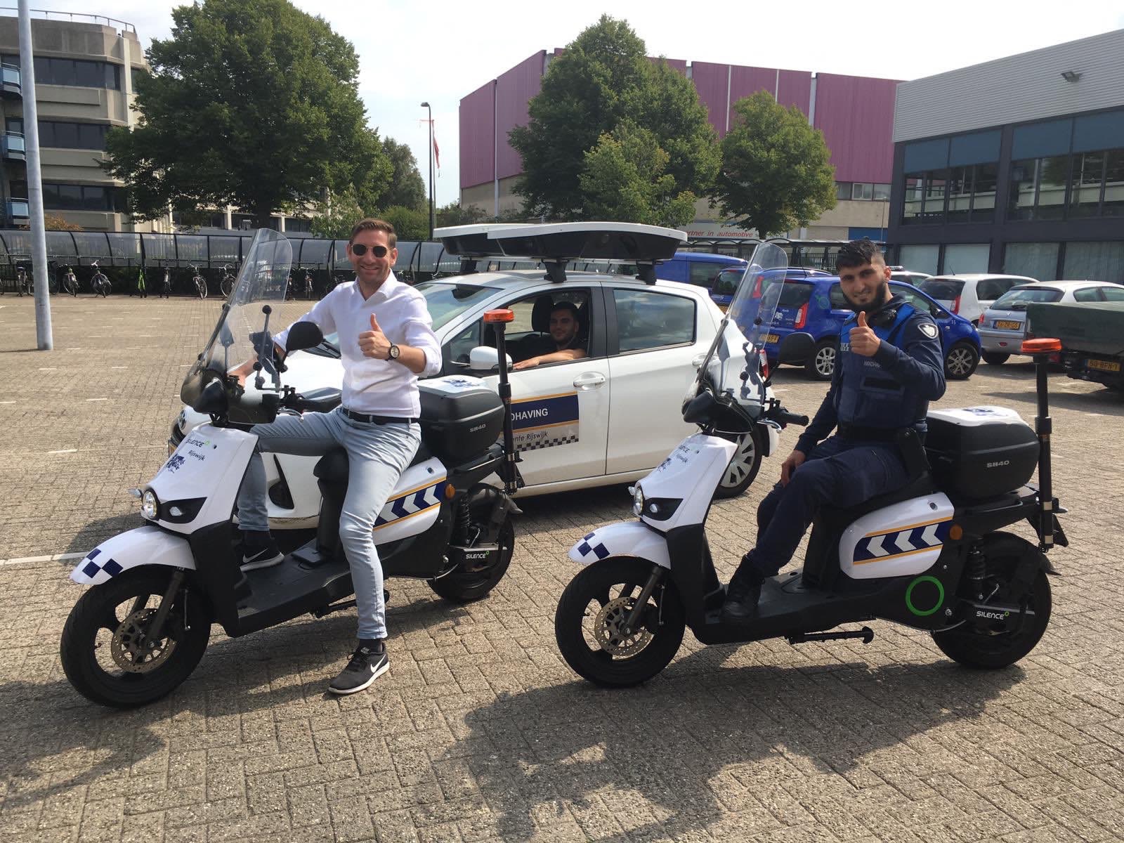 Wethouder Jeffrey Keus was handhaver voor een dag