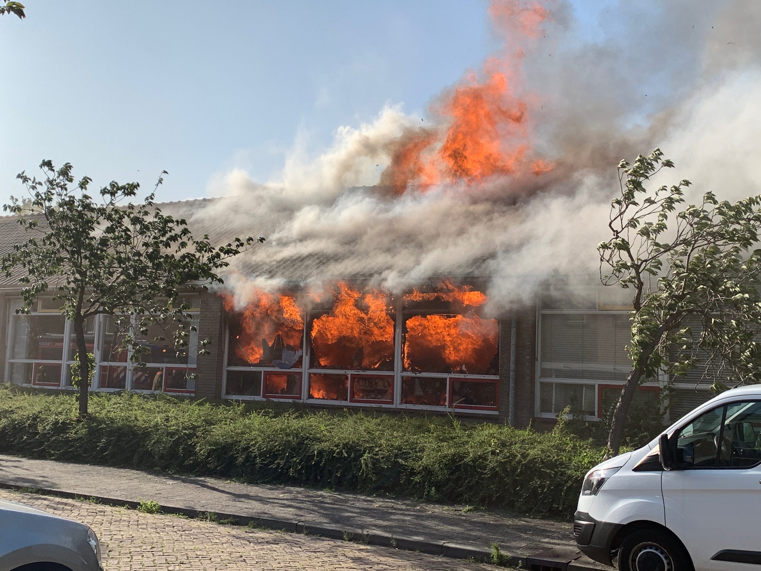 [VIDEO] Woordvoerder Brandweer spreekt over brand Steenvoordeschool met Rijswijk.tv