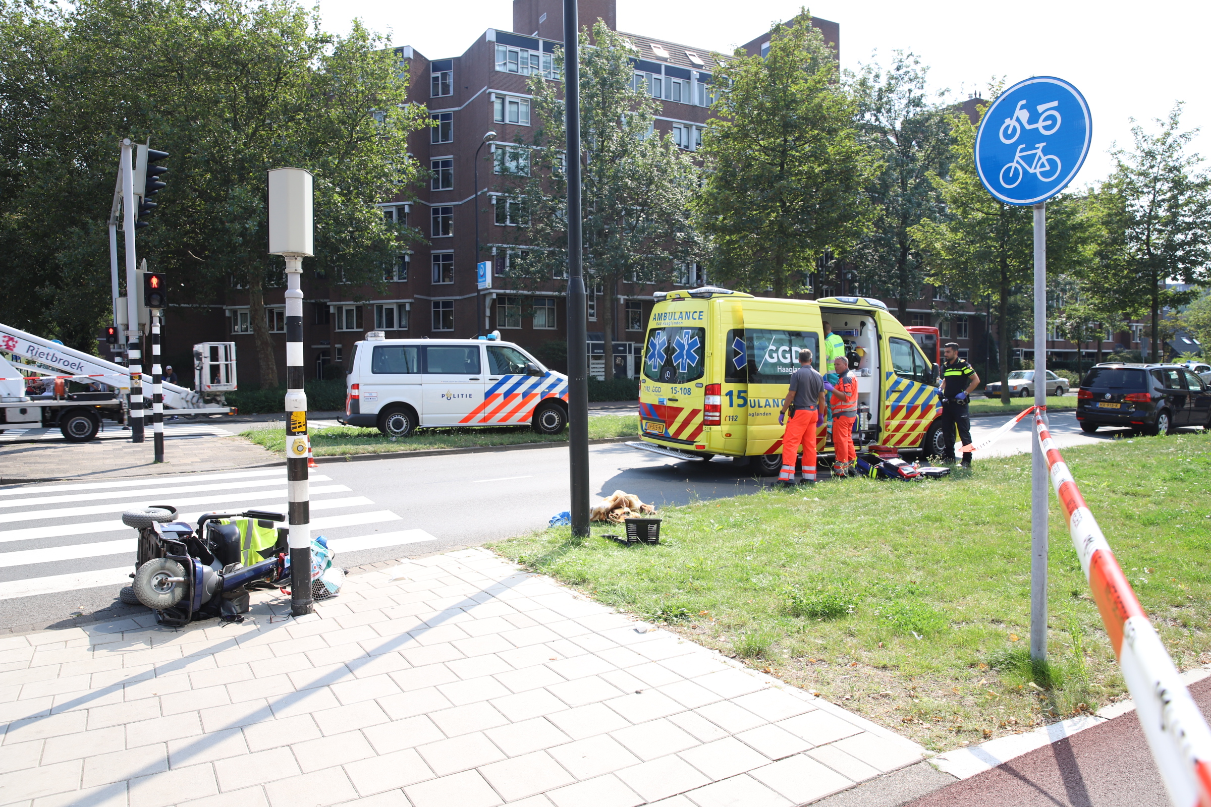 Persoon ernstig gewond na aanrijding Sir Winston Churchilllaan Rijswijk