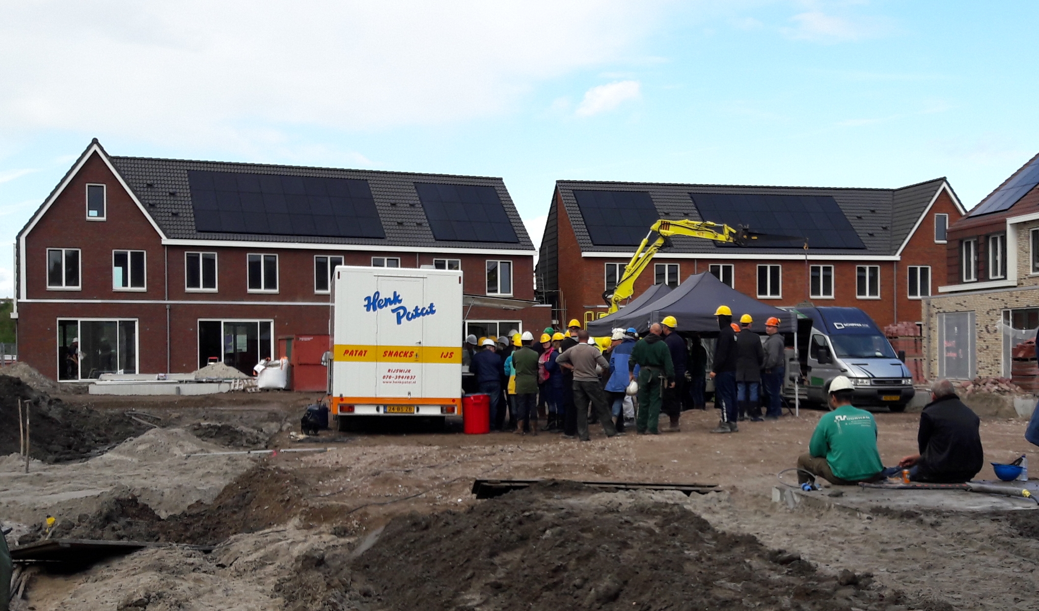 Viering hoogste punt Tuinen van Sion