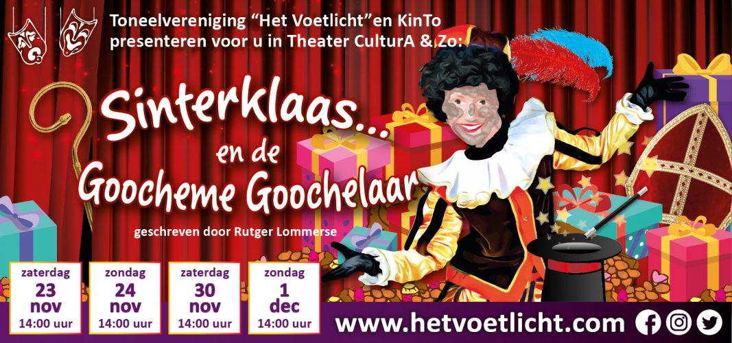 Sinterklaastoneelvoorstelling: Sinterklaas……en de goocheme goochelaar!
