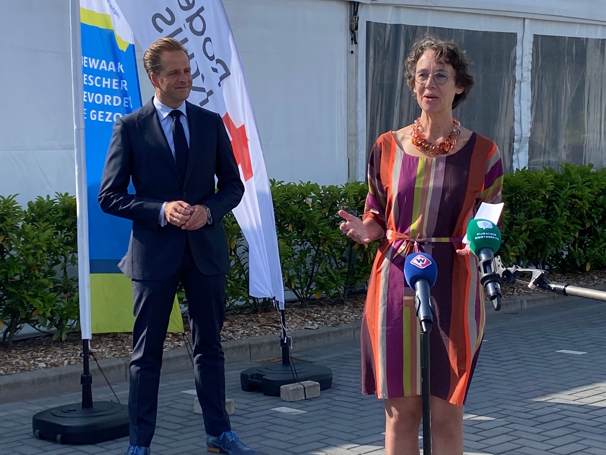 [VIDEO] Corona testlocatie geopend in Nootdorp