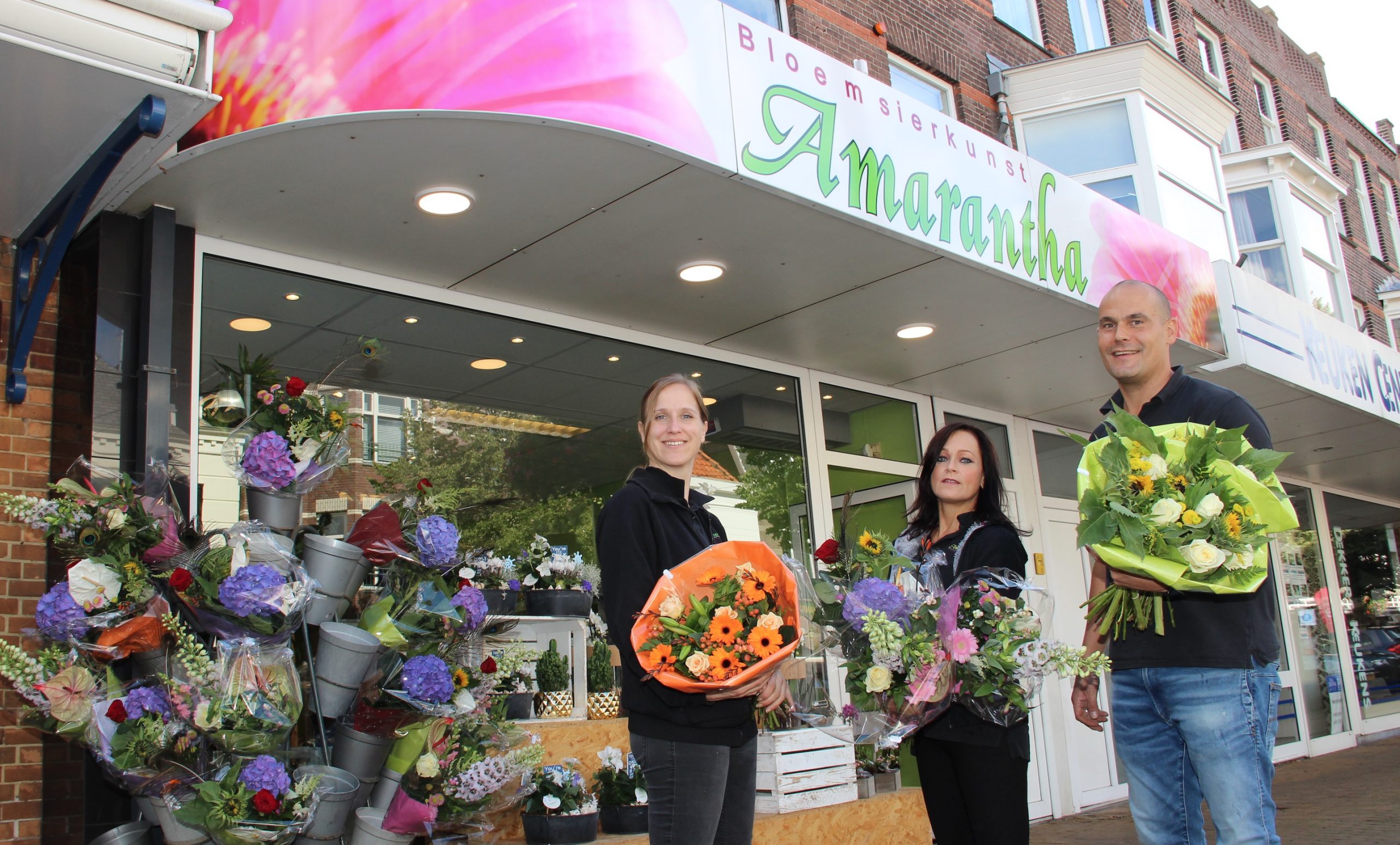 Bloemsierkunst Amarantha is groter gegroeid