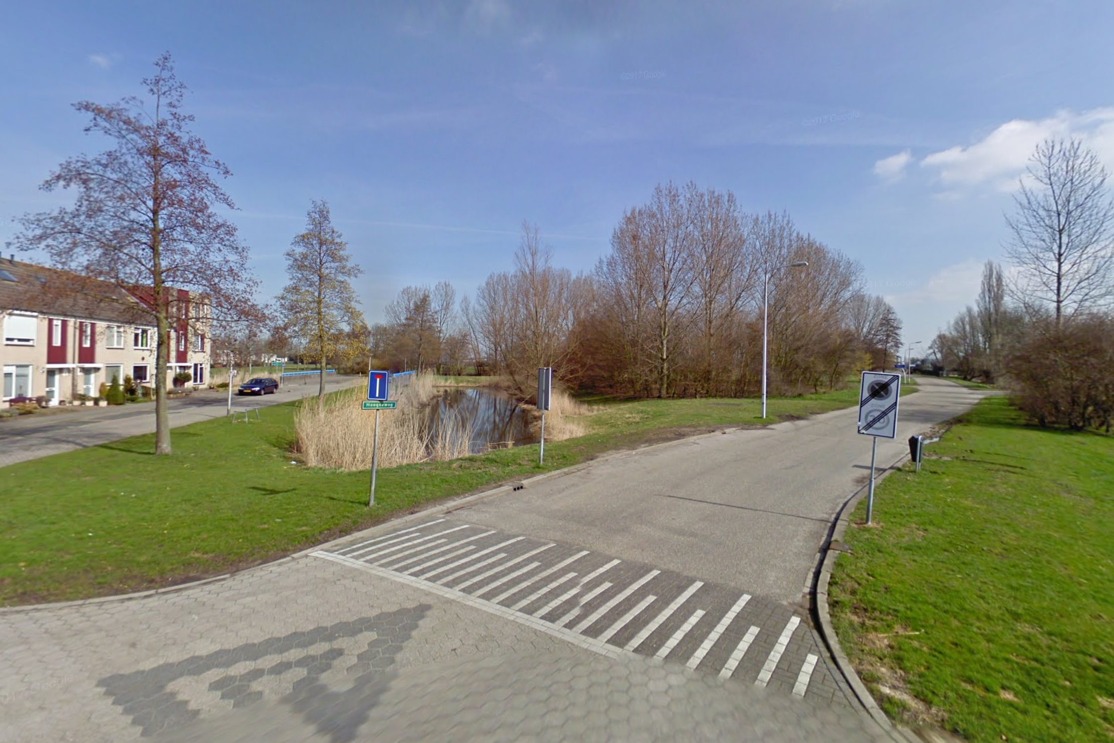 Hoogseweg afgesloten van en naar Klapwijk