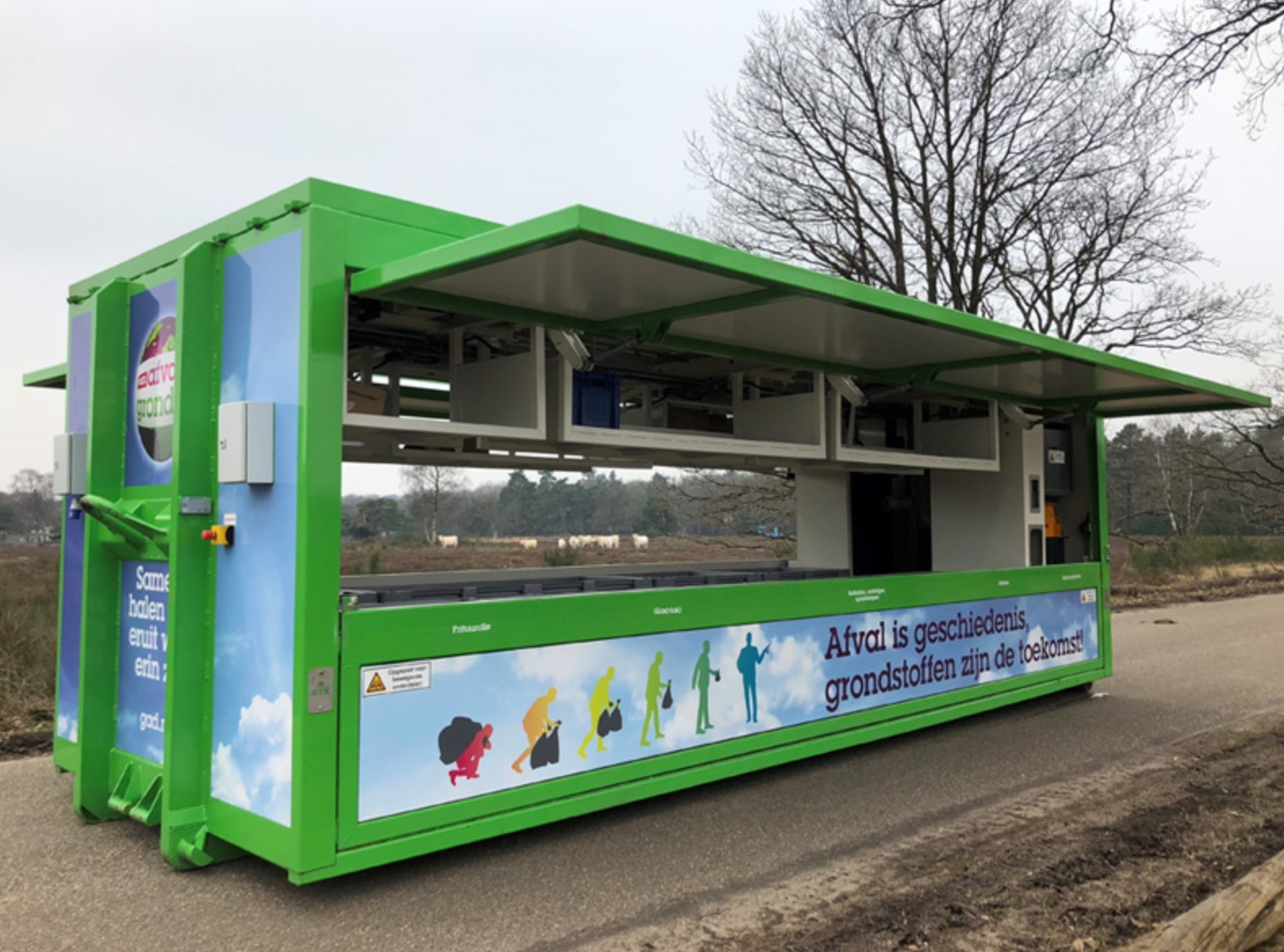 Eerlijk Alternatief wil mobiel scheidingsstation voor klein grof vuil