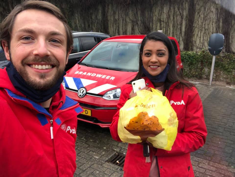 Oliebollen voor hardwerkende hulpverleners