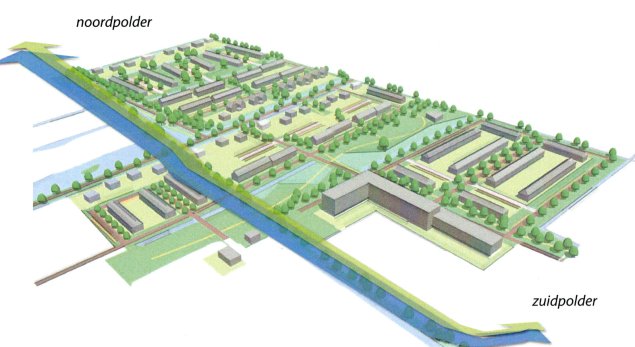 Woningbouw en natuur in de Noordpolder van Delfgauw