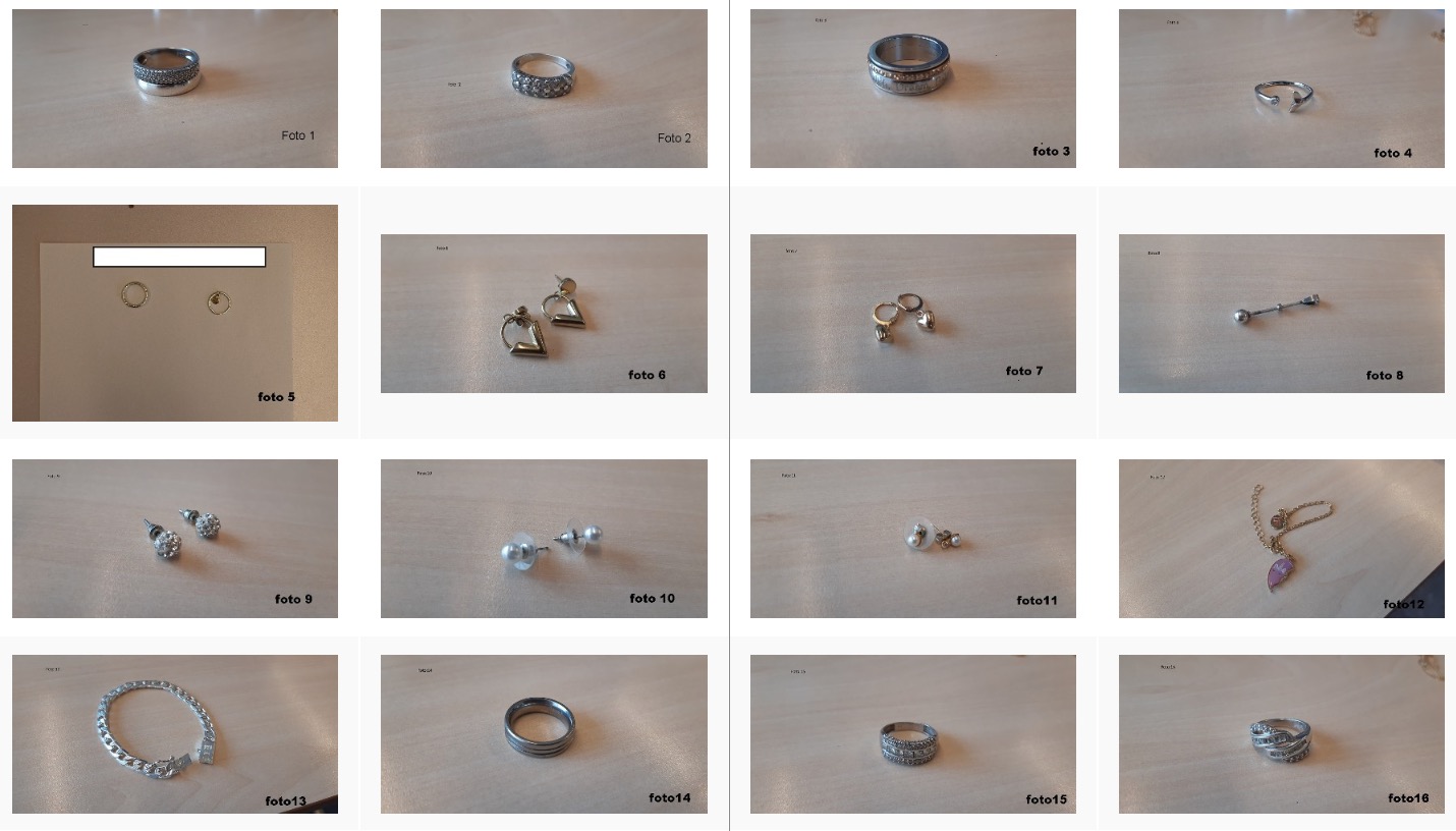 Politie zoekt eigenaren van grote collectie sieraden
