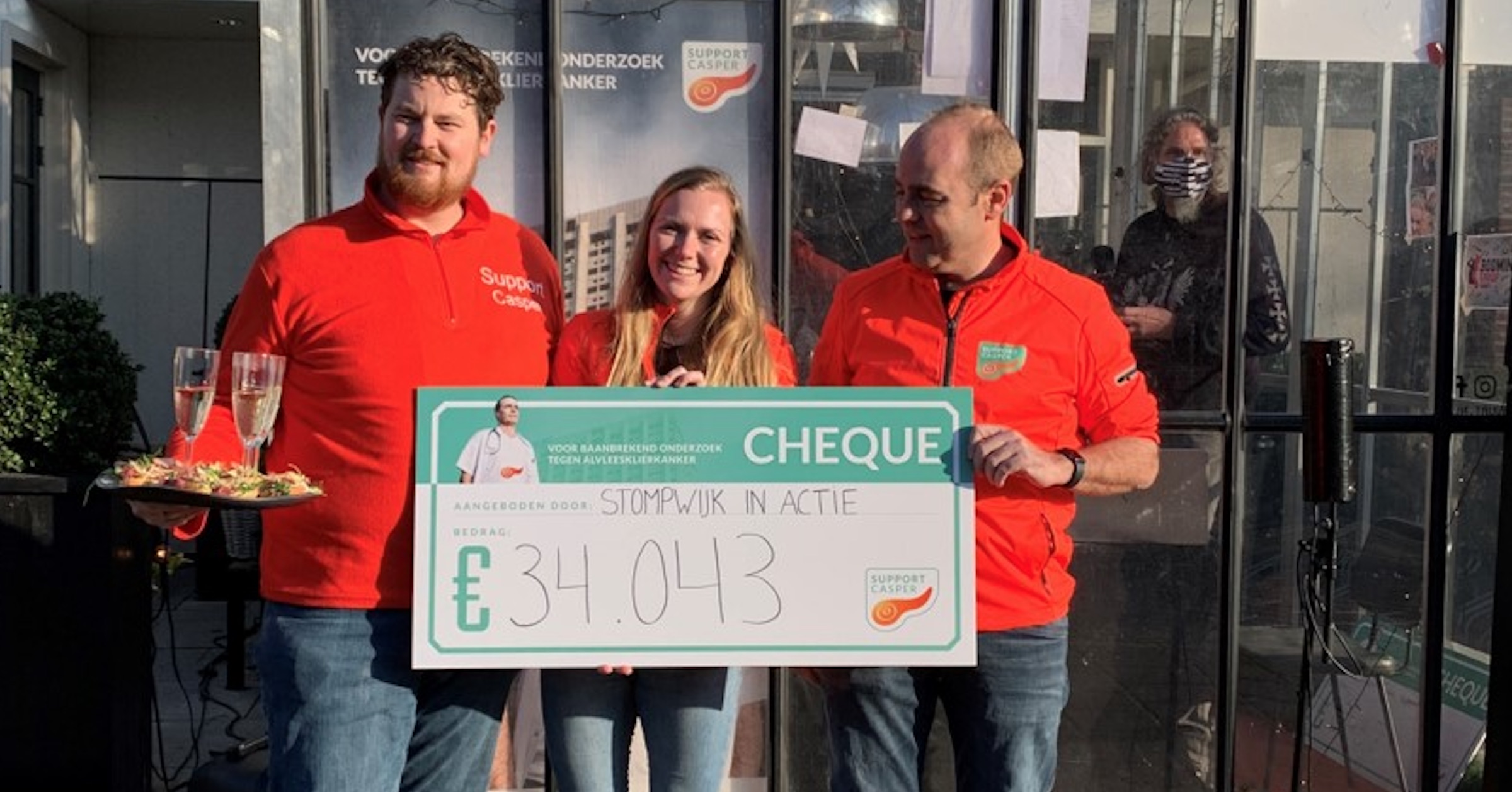 Stompwijk in actie levert 35.870 euro op voor Support Casper