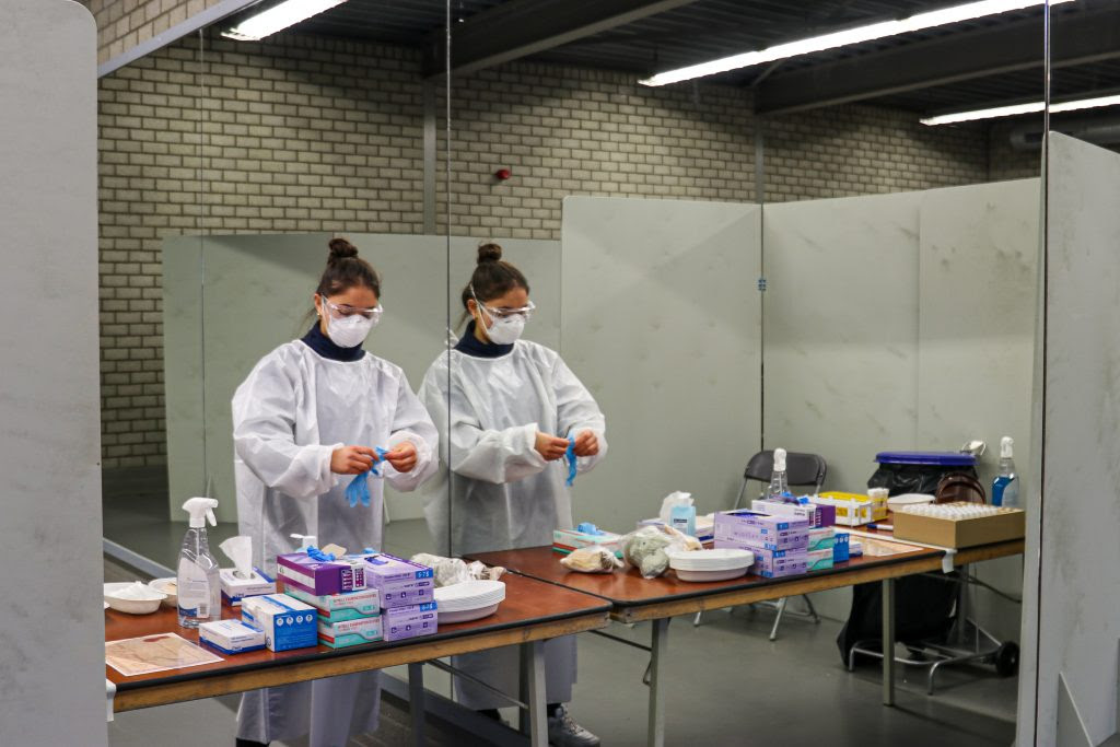 Burgemeester Pieter van de Stadt ook getest tijdens grootschalig testen in Lansingerland