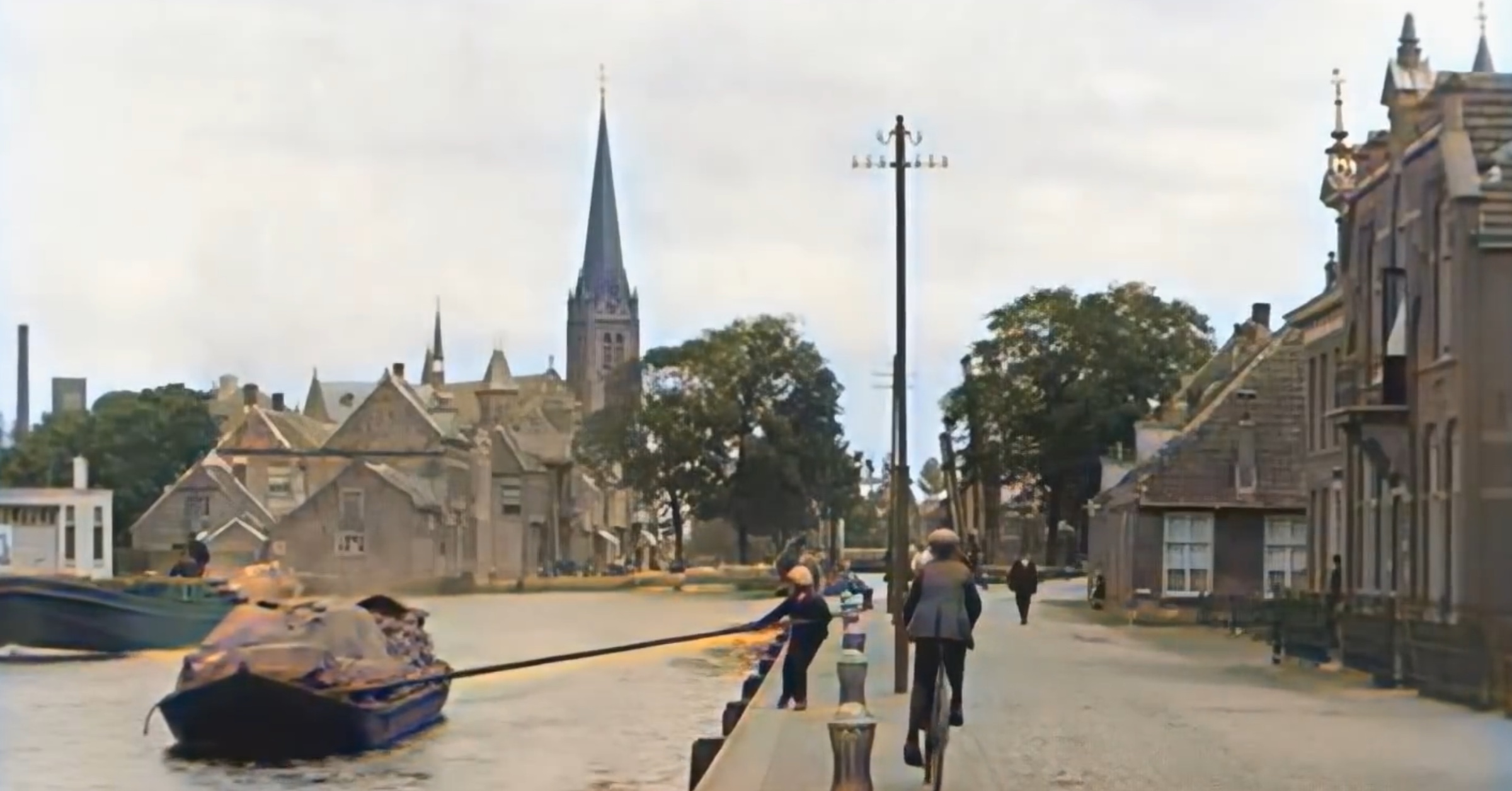 [VIDEO] Historische beelden van Leidschendam ingekleurd