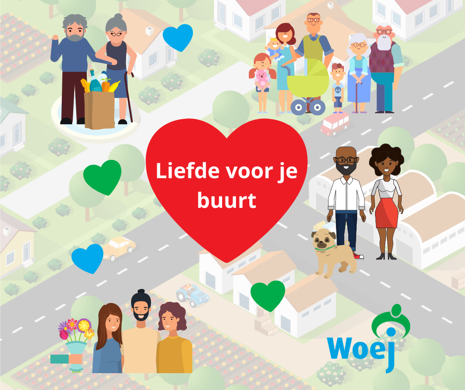 Valentijn en Woej zorgen voor liefde in de buurt