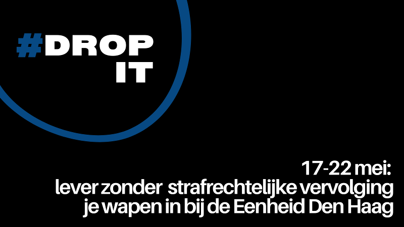 Wapeninleveractie #DropIt