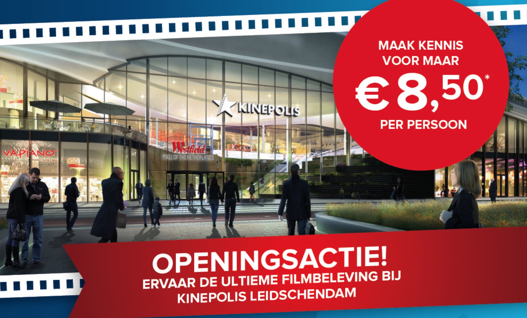 Bioscoop Kinepolis Leidschendam opent op 5 juni de deuren met openingsactie