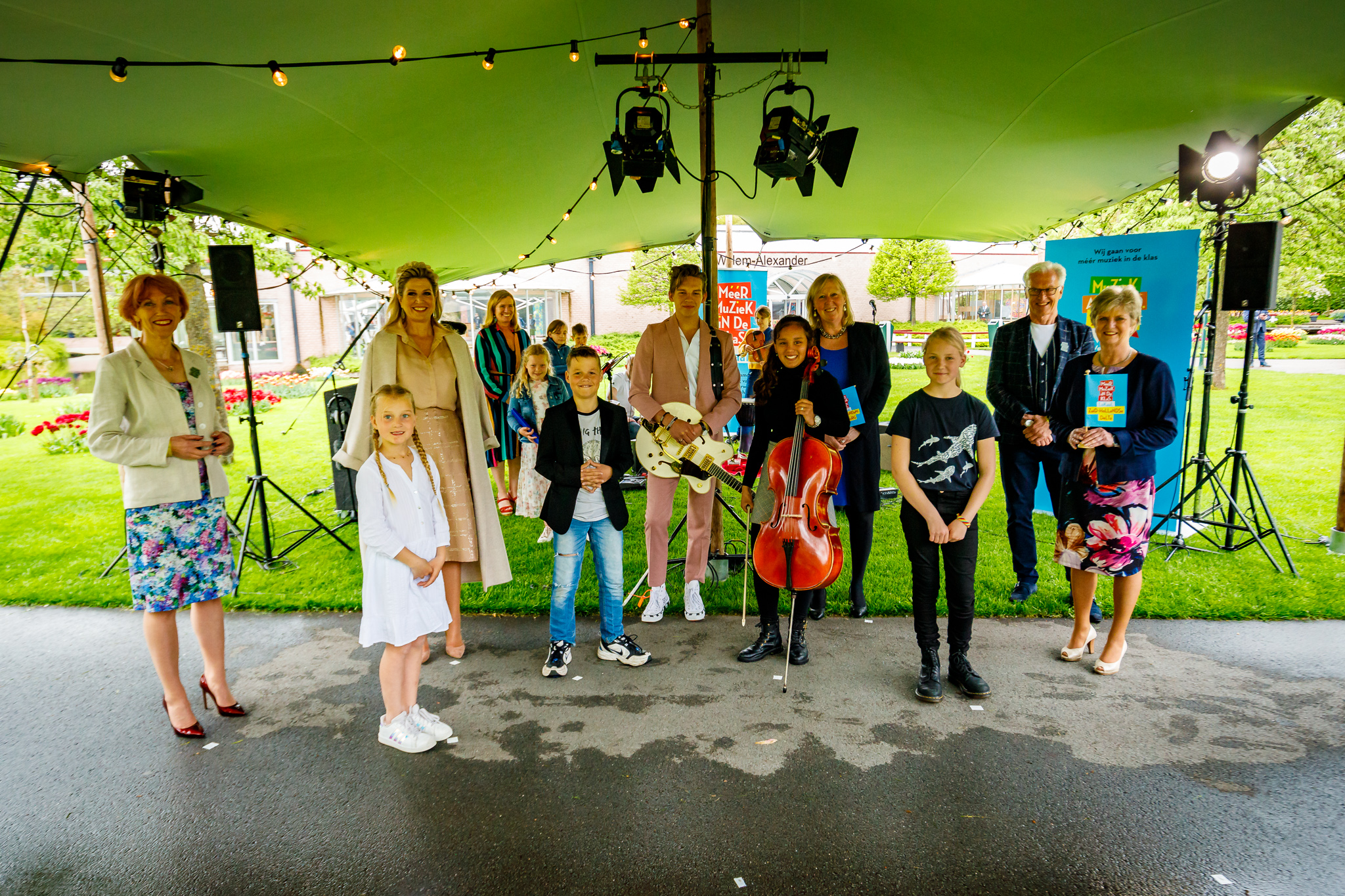 Koningin Maxima ondersteunt ‘Meer Muziek in de Klas’ in Leidschendam-Voorburg