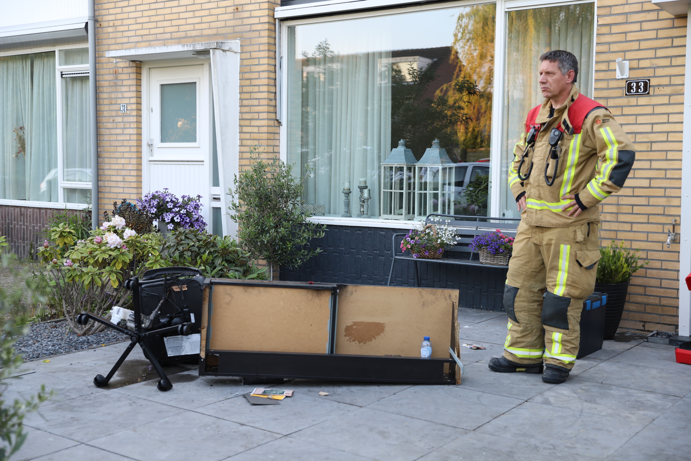 Klein brandje in woning Hoflandstraat Pijnacker