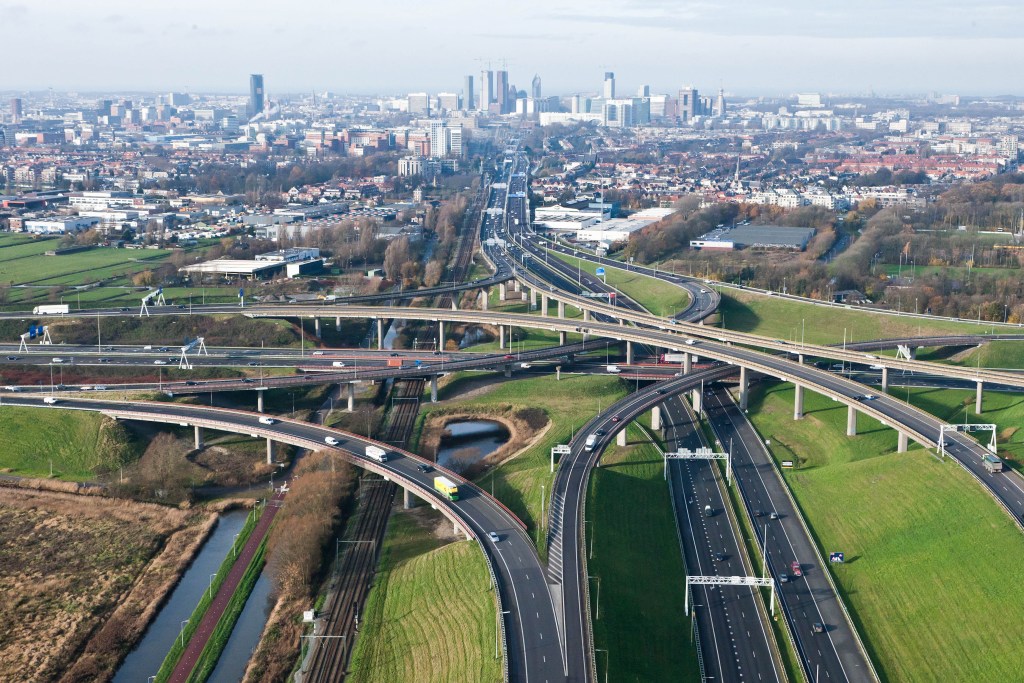 A12 richting Den Haag komend weekend afgesloten