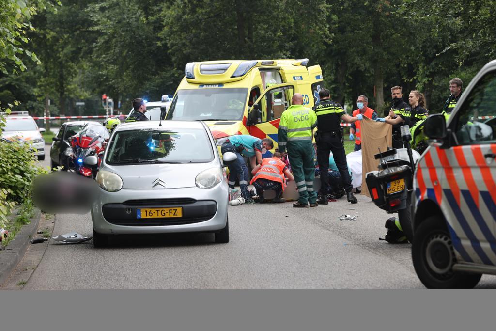 [UPDATE] Scooterrijdster overleden na ongeval Schaapweg